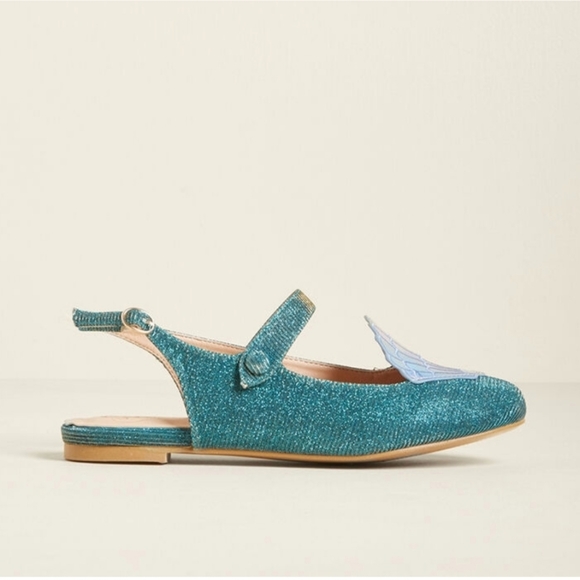 NWT Modcloth Novelty sparkling seaside Flats - Picture 6 of 9